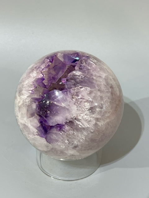 Polished Amethyst Crystal Ball