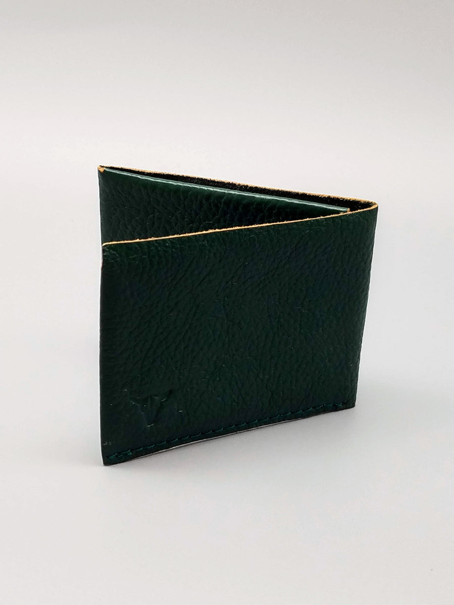 GREEN LEATHER WALLET