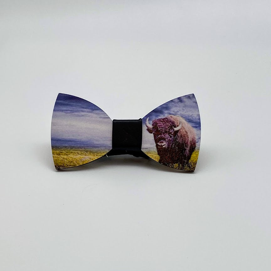 Wooden bow tie for men