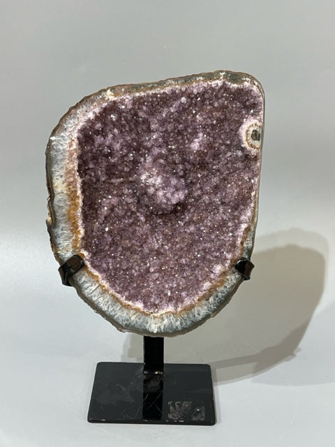 Amethyst Geode on Custom Stand