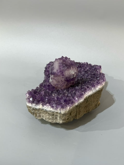 Amethyst Geode with Quartz