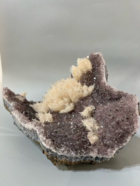 Amethyst Geode with Unique Crystal Cluster