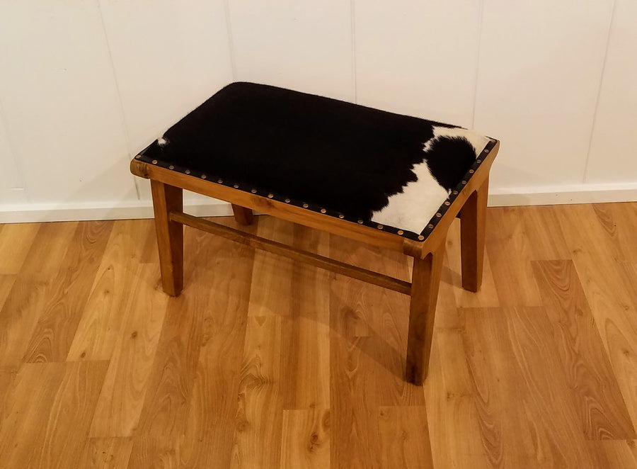 COWHIDE STOOL