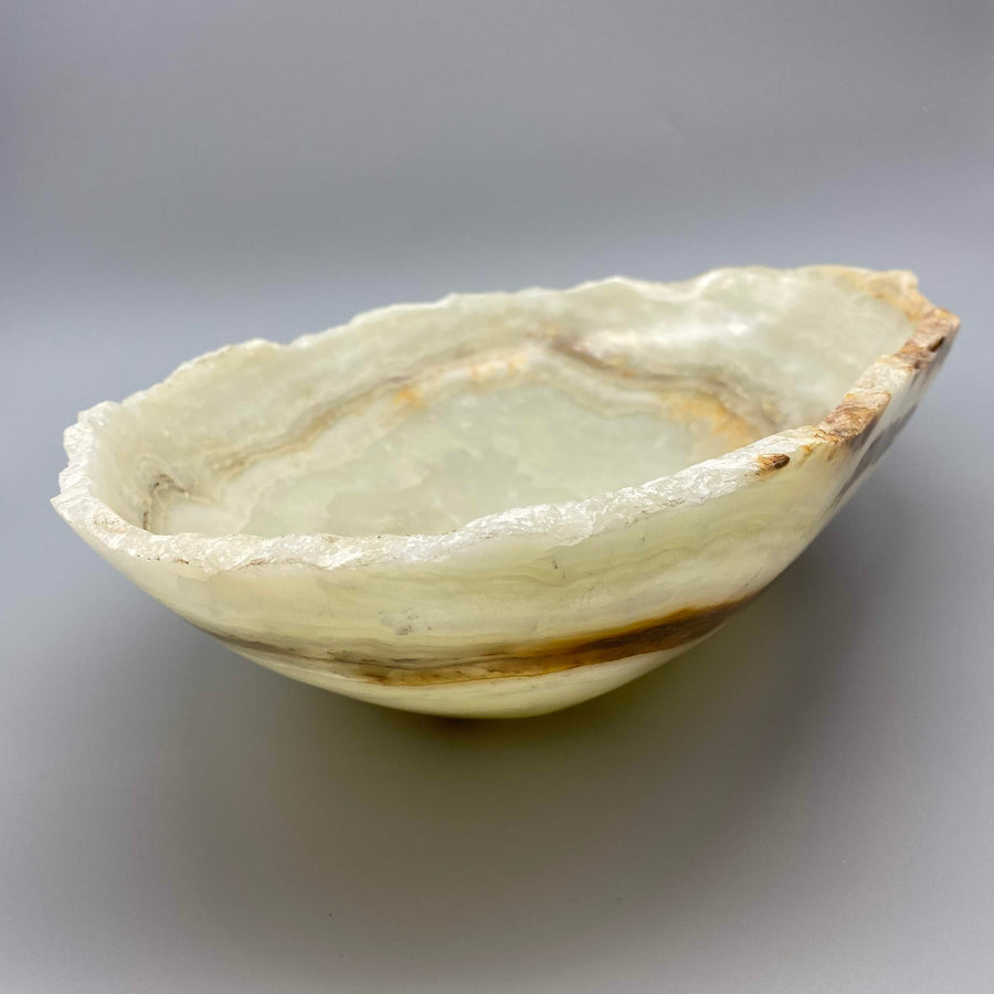 LARGE NATURAL ONYX BOWL