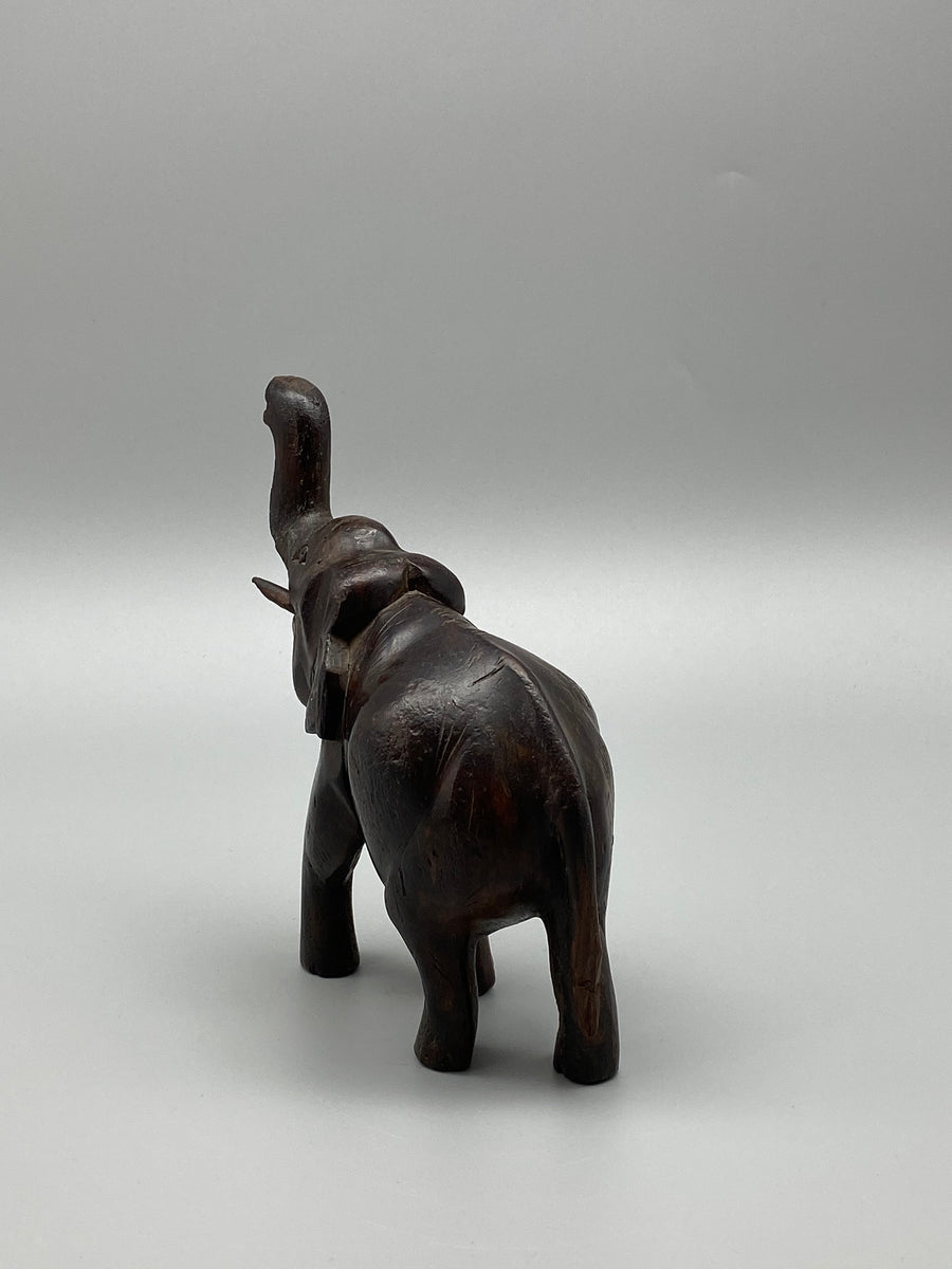 CARVED WOODEN ELEPHANT