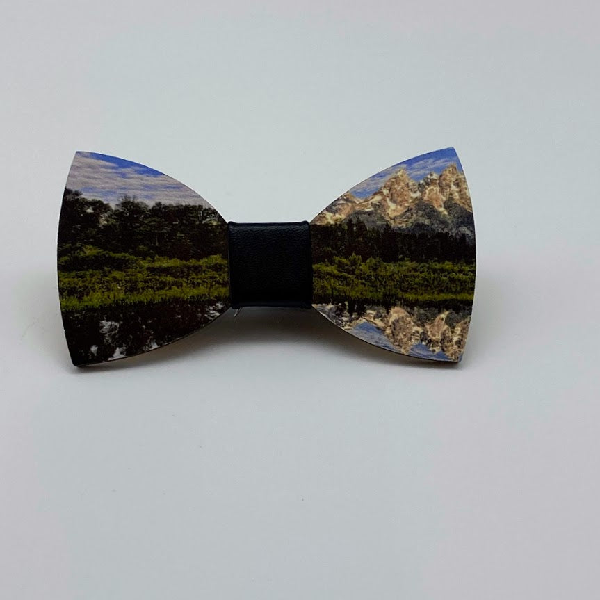 WOODEN TETONS BOW TIE