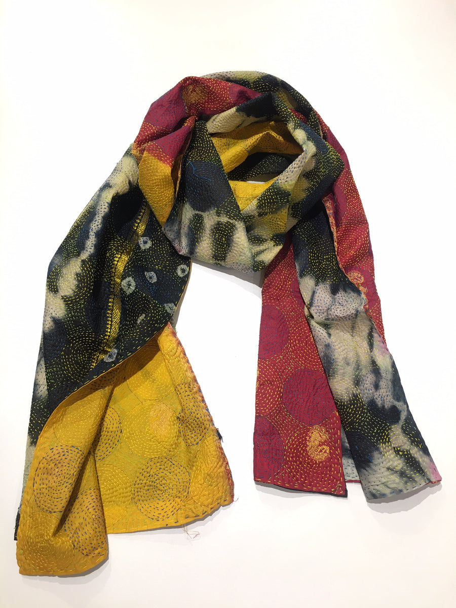 SILK KANTHA SCARF