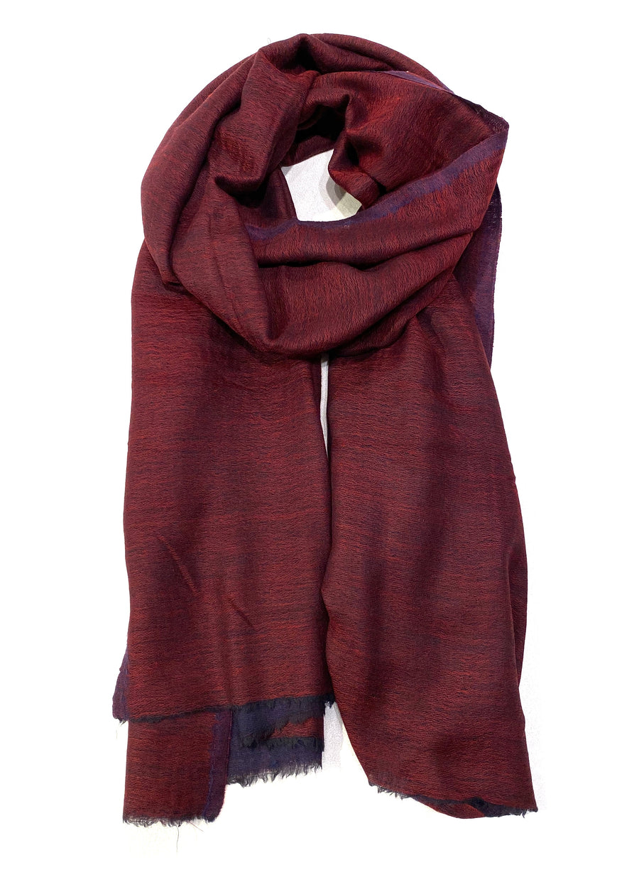 DOUBLE SIDED CASHMERE SCARF